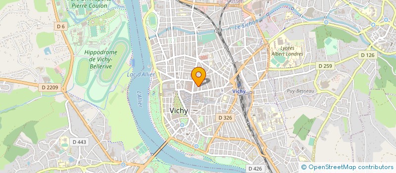localisation de l'entreprise MADAME VERONIQUE RIGOLET à VICHY