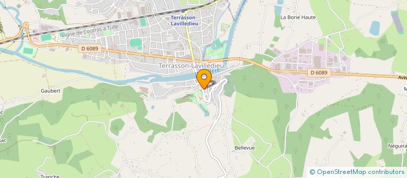 localisation de l'entreprise MADAME VERONIQUE RIGOUSTE à TERRASSON-LAVILLEDIEU