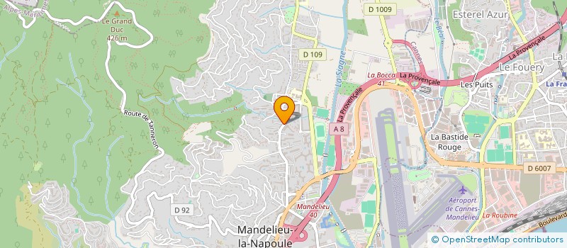 localisation de l'entreprise MADAME VERONIQUE RIMOUX à MANDELIEU-LA-NAPOULE