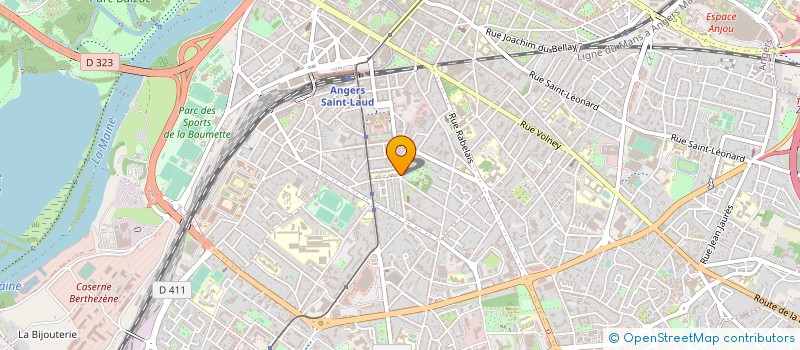 localisation de l'entreprise MADAME VERONIQUE RIOBE  ANGERS