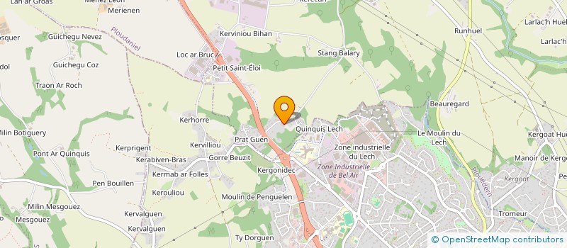 localisation de l'entreprise MADAME VERONIQUE RIOU à PLOUEDERN