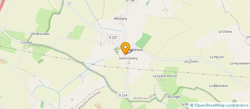 localisation de l'entreprise MADAME VERONIQUE RIPAUX à AUNOU SUR ORNE