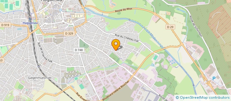 localisation de l'entreprise MADAME VERONIQUE RISTIC  HAGUENAU