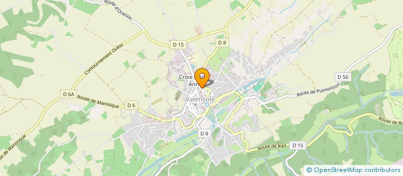 localisation de l'entreprise MADAME VERONIQUE RIZZO à VALENSOLE