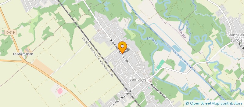 localisation de l'entreprise MADAME VERONIQUE ROBERT  SAINT-LYE