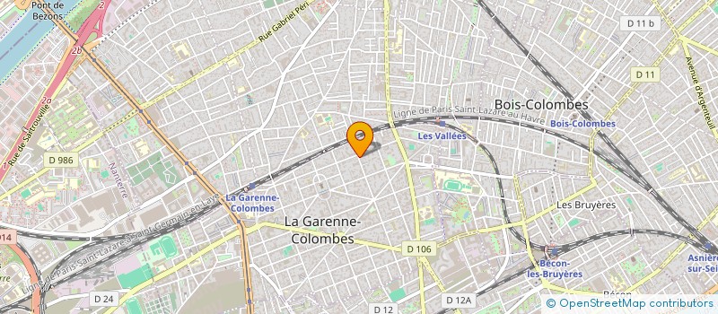 localisation de l'entreprise MADAME VERONIQUE ROCHEFORT à LA GARENNE-COLOMBES