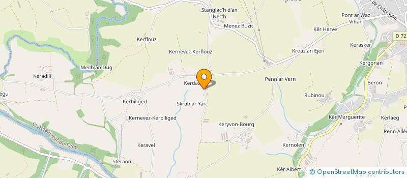 localisation de l'entreprise MADAME VERONIQUE RODHAIN à CHATEAUNEUF-DU-FAOU