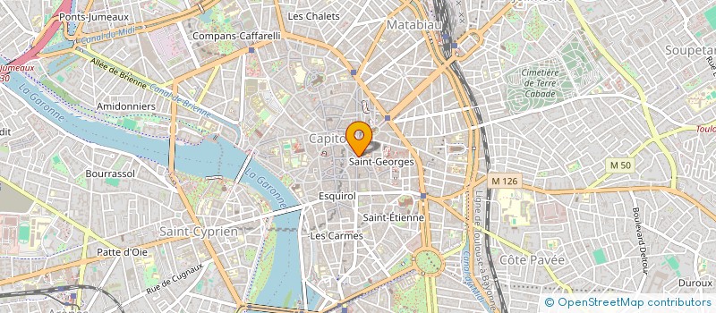 localisation de l'entreprise MADAME VERONIQUE ROGER à TOULOUSE
