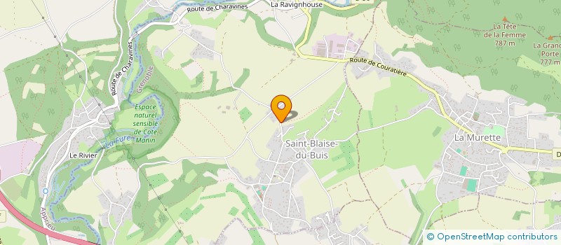 localisation de l'entreprise MADAME VERONIQUE ROLLAND  SAINT-BLAISE-DU-BUIS