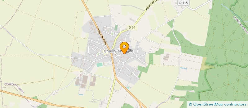 localisation de l'entreprise MADAME VERONIQUE ROMERO  CHAILLY-EN-BIERE