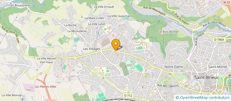 localisation de l'entreprise MADAME VERONIQUE RONCIN à SAINT-BRIEUC