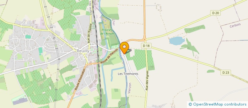 localisation de l'entreprise MADAME VERONIQUE RONDEAU  LAZENAY