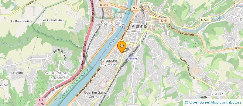 localisation de l'entreprise MADAME VERONIQUE ROSINE FRIQUIN à VIENNE