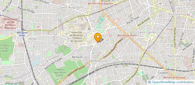 localisation de l'entreprise MADAME VERONIQUE ROUGET  BORDEAUX