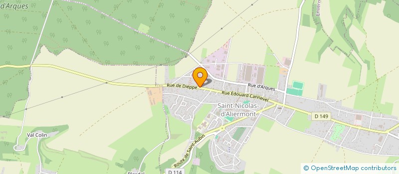 localisation de l'entreprise MADAME VERONIQUE ROUGETTE  SAINT-NICOLAS-D'ALIERMONT