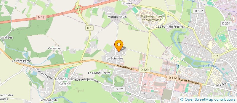localisation de l'entreprise MADAME VERONIQUE ROUILLON à CONDE-SUR-SARTHE