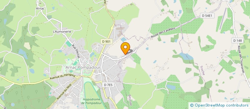 localisation de l'entreprise MADAME VERONIQUE ROULET  BEYSSAC