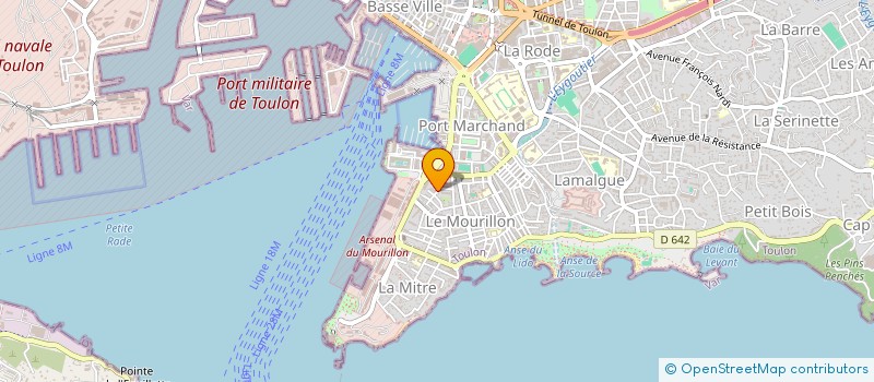 localisation de l'entreprise MADAME VERONIQUE ROUSSEAU à TOULON
