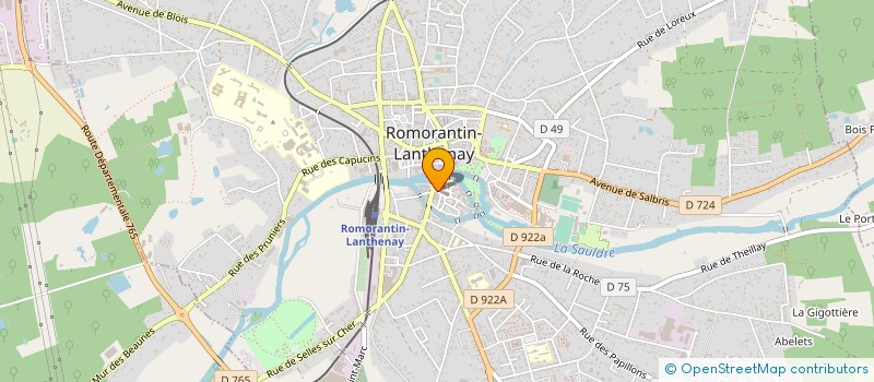 localisation de l'entreprise MADAME VERONIQUE ROUSSEAU à ROMORANTIN-LANTHENAY