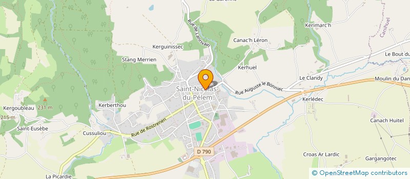 localisation de l'entreprise MADAME VERONIQUE ROUX  SAINT-NICOLAS-DU-PELEM