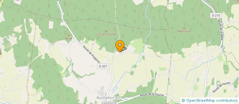 localisation de l'entreprise MADAME VERONIQUE ROUX  ROCHEFORT-EN-VALDAINE