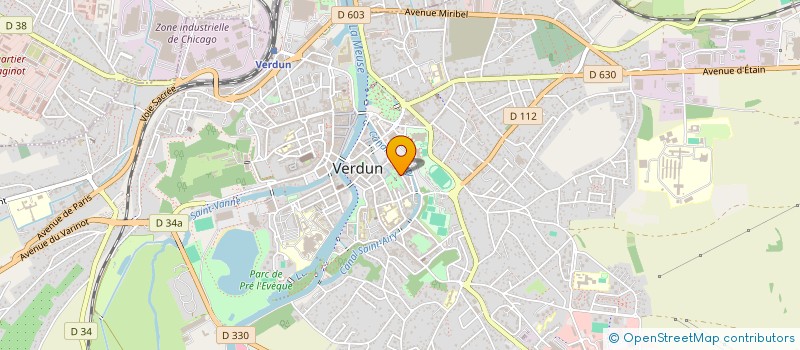 localisation de l'entreprise MADAME VERONIQUE ROUYER à VERDUN