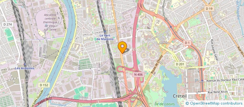 localisation de l'entreprise MADAME VERONIQUE ROYER  CRETEIL