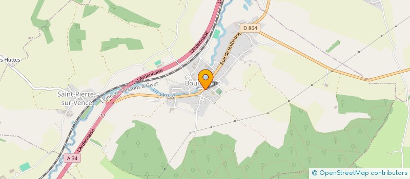 localisation de l'entreprise MADAME VERONIQUE RUCH à BOULZICOURT