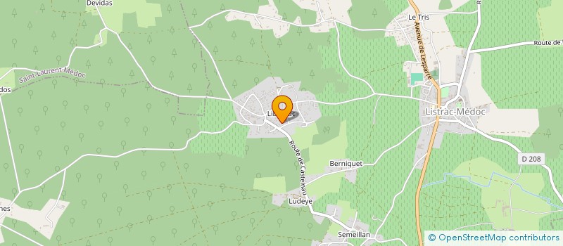 localisation de l'entreprise MADAME VERONIQUE RUIZ à LISTRAC-MEDOC