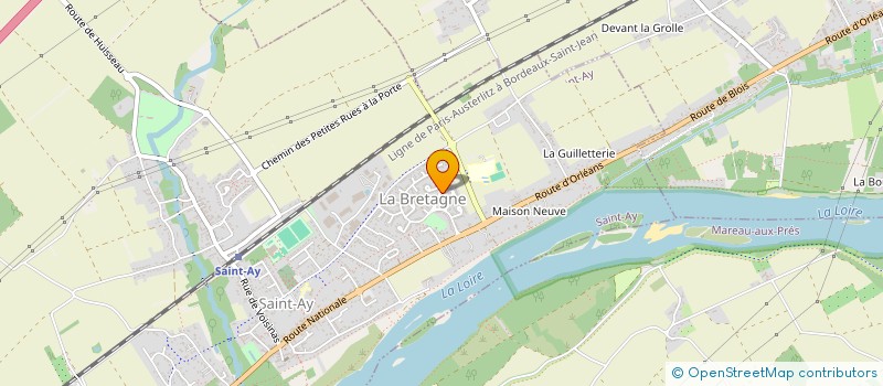 localisation de l'entreprise MADAME VERONIQUE RUIZ à SAINT-AY