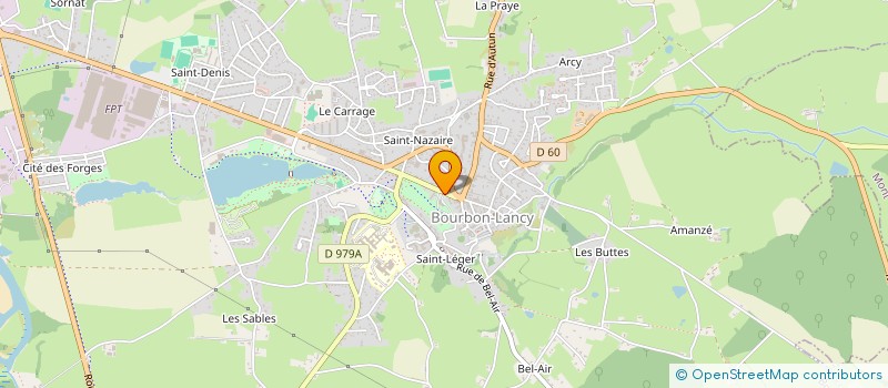 localisation de l'entreprise MADAME VERONIQUE RUIZ à BOURBON-LANCY