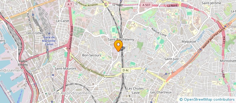 localisation de l'entreprise MADAME VERONIQUE SABA à MARSEILLE