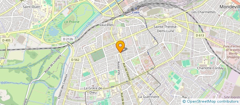 localisation de l'entreprise MADAME VERONIQUE SABOURAUD à CAEN