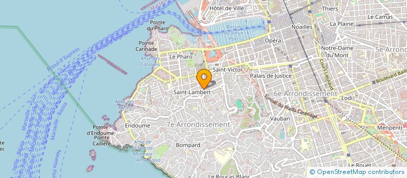 localisation de l'entreprise MADAME VERONIQUE SACLIER à MARSEILLE