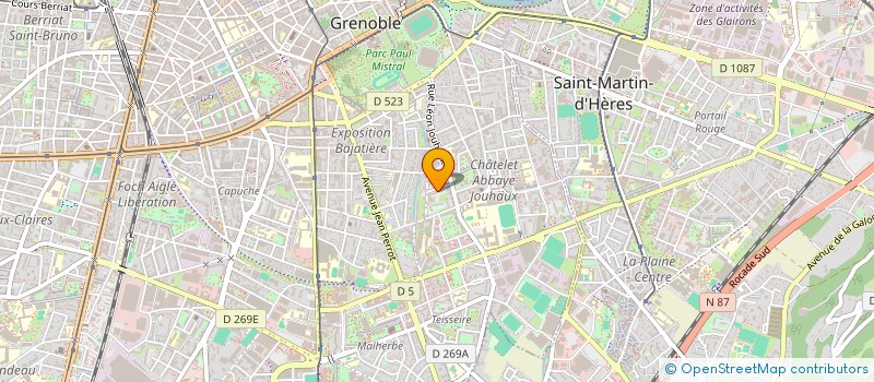 localisation de l'entreprise MADAME VERONIQUE SADOSKY  GRENOBLE