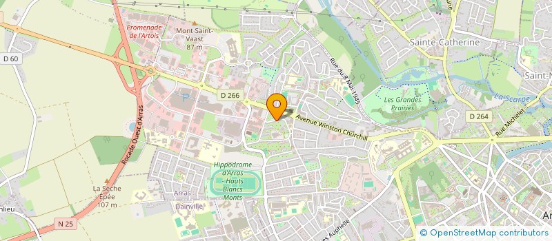 localisation de l'entreprise MADAME VERONIQUE SAETTI à ARRAS
