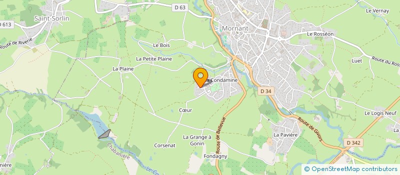 localisation de l'entreprise MADAME VERONIQUE SAGET à MORNANT