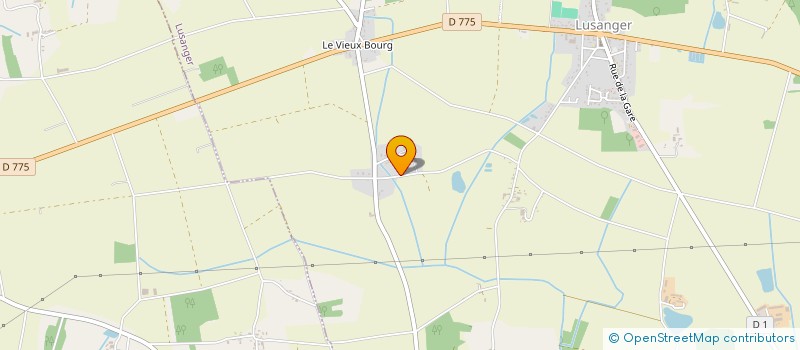localisation de l'entreprise MADAME VERONIQUE SAILLY  LUSANGER