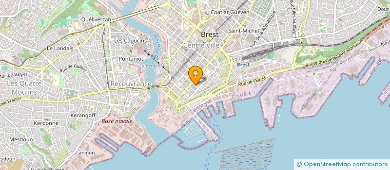 localisation de l'entreprise MADAME VERONIQUE SALAUN à BREST