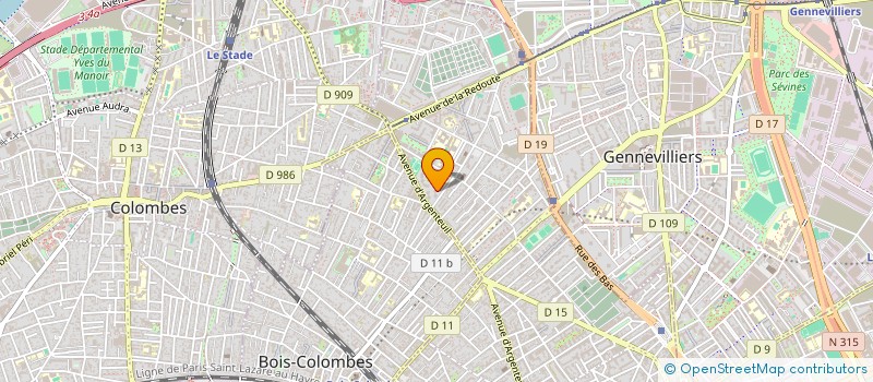 localisation de l'entreprise MADAME VERONIQUE SALES à ASNIERES-SUR-SEINE