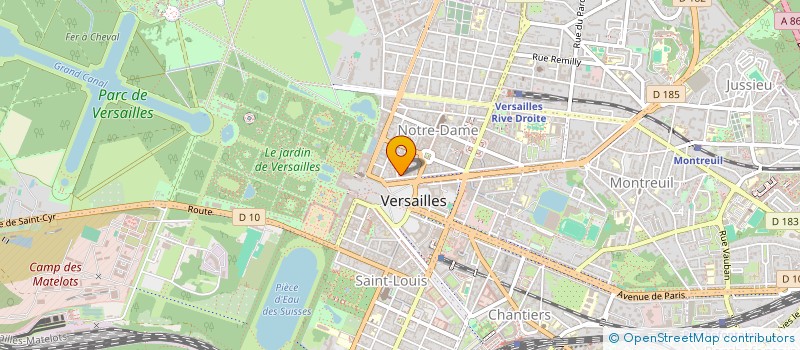localisation de l'entreprise MADAME VERONIQUE SALICETI à VERSAILLES