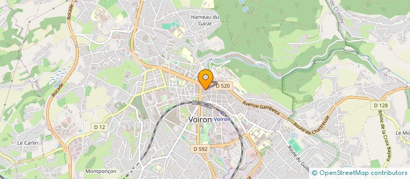 localisation de l'entreprise MADAME VERONIQUE SAN JUAN  VOIRON