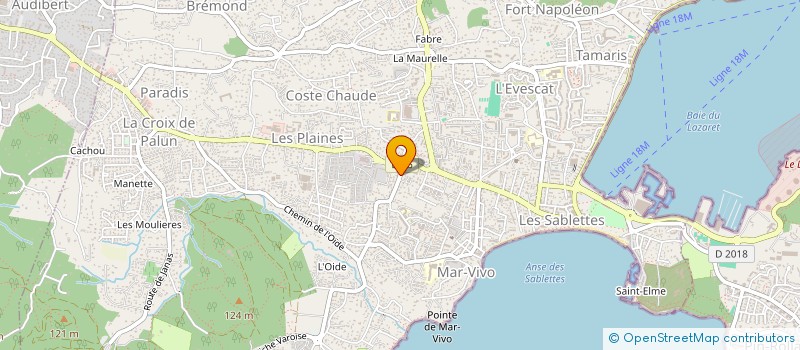 localisation de l'entreprise MADAME VERONIQUE SANCHEZ à LA SEYNE-SUR-MER