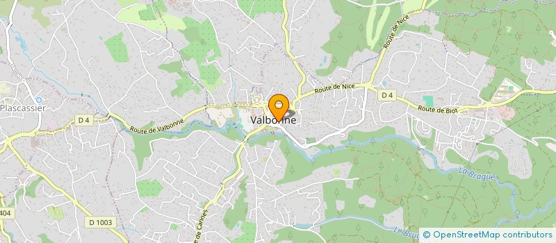 localisation de l'entreprise MADAME VERONIQUE SANCHEZ à VALBONNE