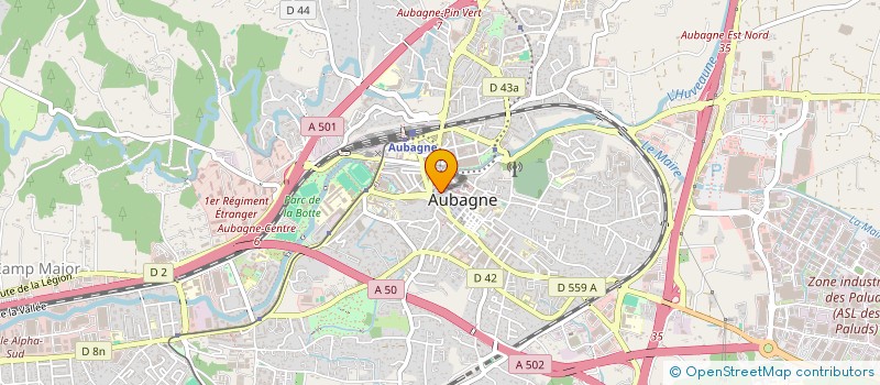 localisation de l'entreprise MADAME VERONIQUE SANCHEZ à AUBAGNE