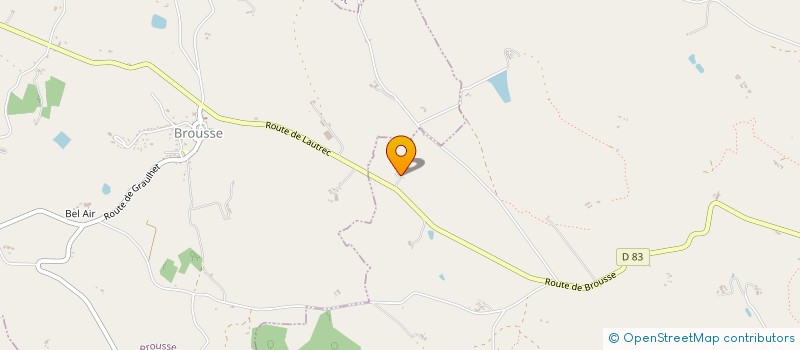 localisation de l'entreprise MADAME VERONIQUE SANDELION  BROUSSE