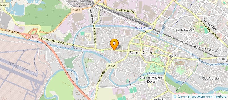 localisation de l'entreprise MADAME VERONIQUE SANDRIN à SAINT-DIZIER