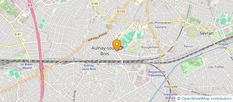 localisation de l'entreprise MADAME VERONIQUE SANGIN à AULNAY-SOUS-BOIS