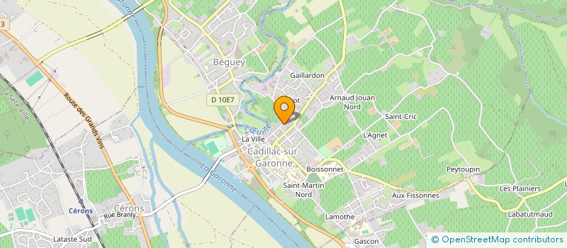 localisation de l'entreprise MADAME VERONIQUE SARRAZIN  BORDEAUX