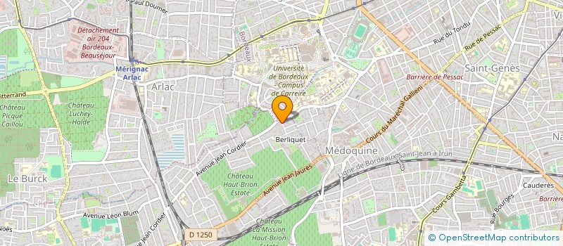 localisation de l'entreprise MADAME VERONIQUE SAUBUSSE à PESSAC